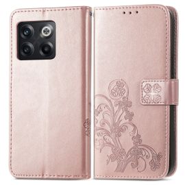 ART FLOWER S Cover portafoglio One Plus 10T 5G rosa chiaro