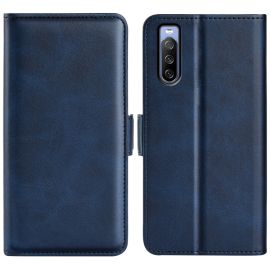 Custodia a portafoglio SIDE Sony Xperia 10 IV 5G blu