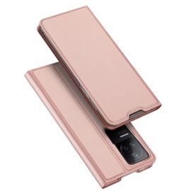 Custodia portafoglio DUX Xiaomi Poco F4 rosa