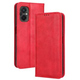 Custodia portafoglio BUSINESS per Xiaomi Poco M5 rossa