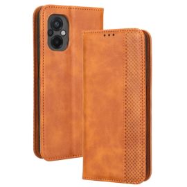 Custodia portafoglio BUSINESS per Xiaomi Poco M5 marrone