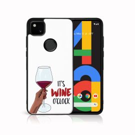 MY ART Cover in silicone per Google Pixel 4a WINE (007)