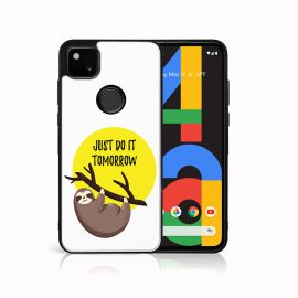 MY ART Cover in silicone Google Pixel 4a SLOTH (188)