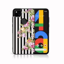 MY ART Cover in silicone Google Pixel 4a STRISCE (176)
