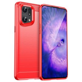 Cover FLEXI TPU per Oppo Find X5 Pro rossa