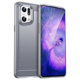 Cover FLEXI TPU per Oppo Find X5 Pro grigia