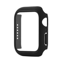 Cover in plastica con vetro protettivo per Apple Watch 6 / SE / 5/4 (44mm) nero