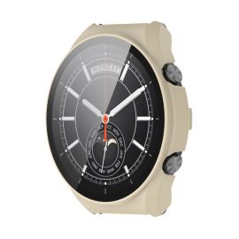 Cover in plastica con vetro protettivo per Xiaomi Watch S1 beige