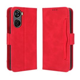 SLOT Custodia a portafoglio per ZTE Blade V40 Design rossa