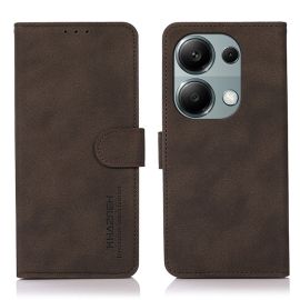 Custodia KHAZNEH MATTE Flip per Xiaomi Redmi Note 13 Pro / Poco M6 Pro marrone