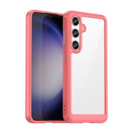 CRISTALLO Cover protettiva per Samsung Galaxy S24 5G rossa