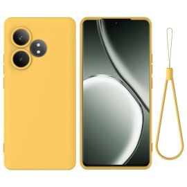 RUBBER Calotta protettiva per Realme GT 6 / Realme GT 6T giallo