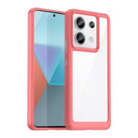 CRISTALLO Cover protettiva per Xiaomi Redmi Note 13 Pro 5G / Xiaomi Poco X6 5G rossa