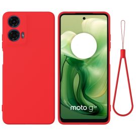 Cover protettiva RUBBER per Motorola Moto G04 / G24 / G24 Power rossa
