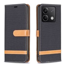 Cover portafoglio BLOCKY per Xiaomi Redmi Note 13 nera