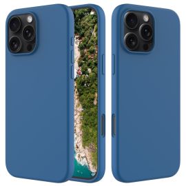 RUBBER Calotta protettiva per Apple iPhone 16 Pro blu