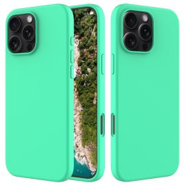 RUBBER Calotta protettiva per Apple iPhone 16 Pro verde chiaro