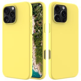 RUBBER Calotta protettiva per Apple iPhone 16 Pro giallo