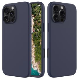 RUBBER Calotta protettiva per Apple iPhone 16 Pro blu scuro