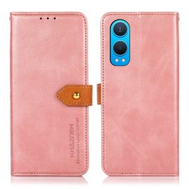KHAZNEH DUAL-COLOR Custodia portafoglio per OnePlus Nord CE 4 Lite 5G rosa