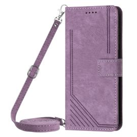 STRIPE Custodia portafoglio con tracolla Infinix Note 40 Pro / 40 Pro+ 5G viola