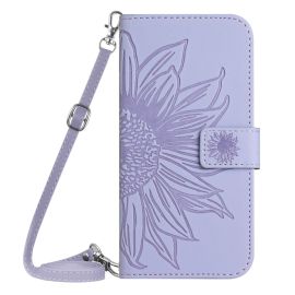 Custodia a portafoglio ART SUN FLOWER per Honor X8b viola