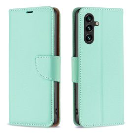 Custodia a portafoglio LITCHI per Samsung Galaxy A55 5G verde