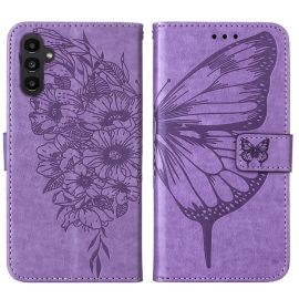 Cover portafoglio ART BUTTERFLY per Samsung Galaxy A25 5G viola
