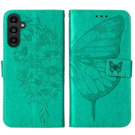 Cover portafoglio ART BUTTERFLY per Samsung Galaxy A15 / A15 5G verde