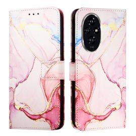 ART MARBLE Copri portafoglio per Honor 200 Pro ROSA GOLD