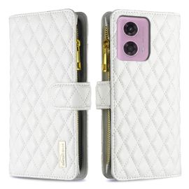 LATTICE Custodia protettiva per Motorola Moto G04 / G24 / G24 Power bianca