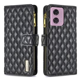 LATTICE Custodia protettiva per Motorola Moto G04 / G24 / G24 Power nera
