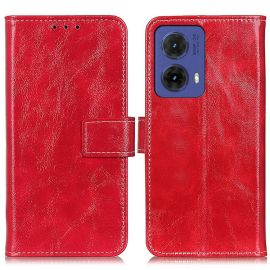 RETRO Copri portafoglio Motorola Moto G85 5G rosso