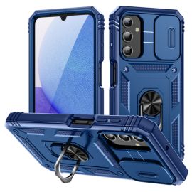 Cover RING CAMERA con supporto per Samsung Galaxy A25 5G blu