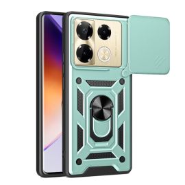 RING CAMERA Cover con supporto per Infinix Note 40 Pro / 40 Pro+ 5G verde