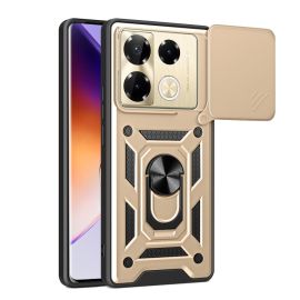 RING CAMERA Cover con supporto per Infinix Note 40 Pro / 40 Pro+ 5G oro