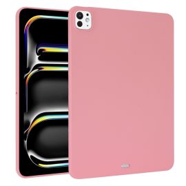 RUBBER Cover protettiva per Apple iPad Pro 13 2024 / M5 2025 rosa chiaro