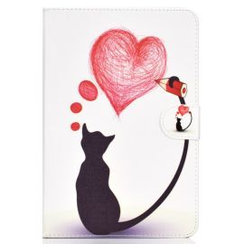 FLIP CASE UNIVERSALE per tablet con diagonale di 10" LOVING CAT