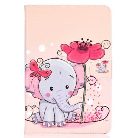 FLIP CUSTODIA UNIVERSALE per tablet con diagonale da 10" ELEPHANT FLOWER S