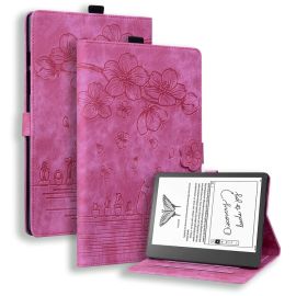 Custodia ART FLOWER Flip Amazon Kindle Scribe 2022 rosa
