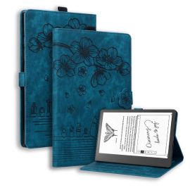 Custodia ART FLOWER Flip Amazon Kindle Scribe 2022 blu