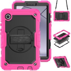 Custodia resistente SOLID 360 per Samsung Galaxy Tab A9 rosa