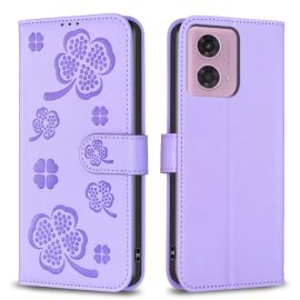 Cover a portafoglio ART C LOVE R per Motorola Moto G04 / G24 / G24 Power viola