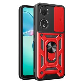 Cover RING CAMERA con supporto per Honor 90 5G rossa