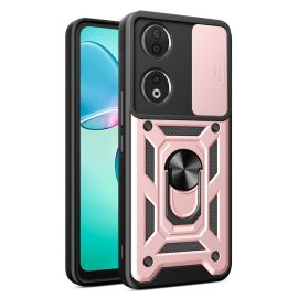 Cover RING CAMERA con supporto per Honor 90 5G rosa