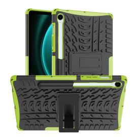 STAND Custodia Extra resistente Samsung Galaxy Tab S10 FE / Tab S9 FE verde