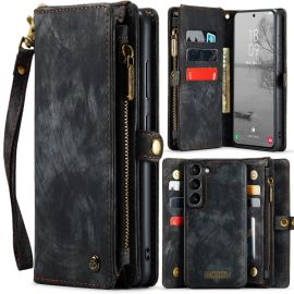 WALLET Cover protettiva con portafoglio 2 in 1 per Samsung Galaxy S24 5G nera