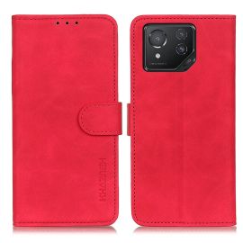 KHAZNEH RETRO Custodia a portafoglio per Asus ROG Phone 8 rossa