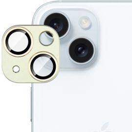 IMAK FULL METAL COVER Vetro per fotocamera per Apple iPhone 15/15 Plus oro