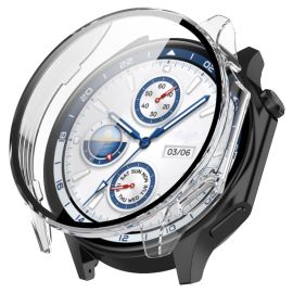 PC FULL COVER Cover in plastica con vetro per OnePlus Watch 2 trasparente